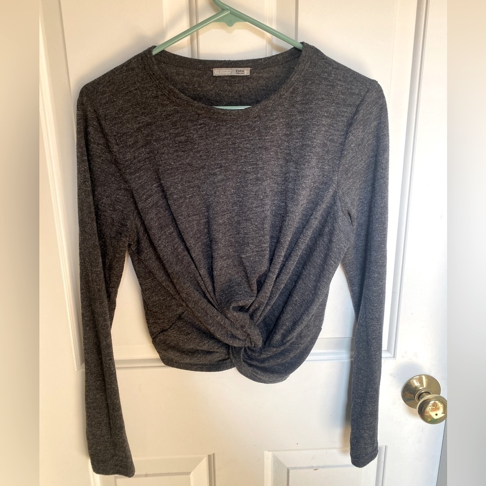 Zara Collection Knit Knot Top